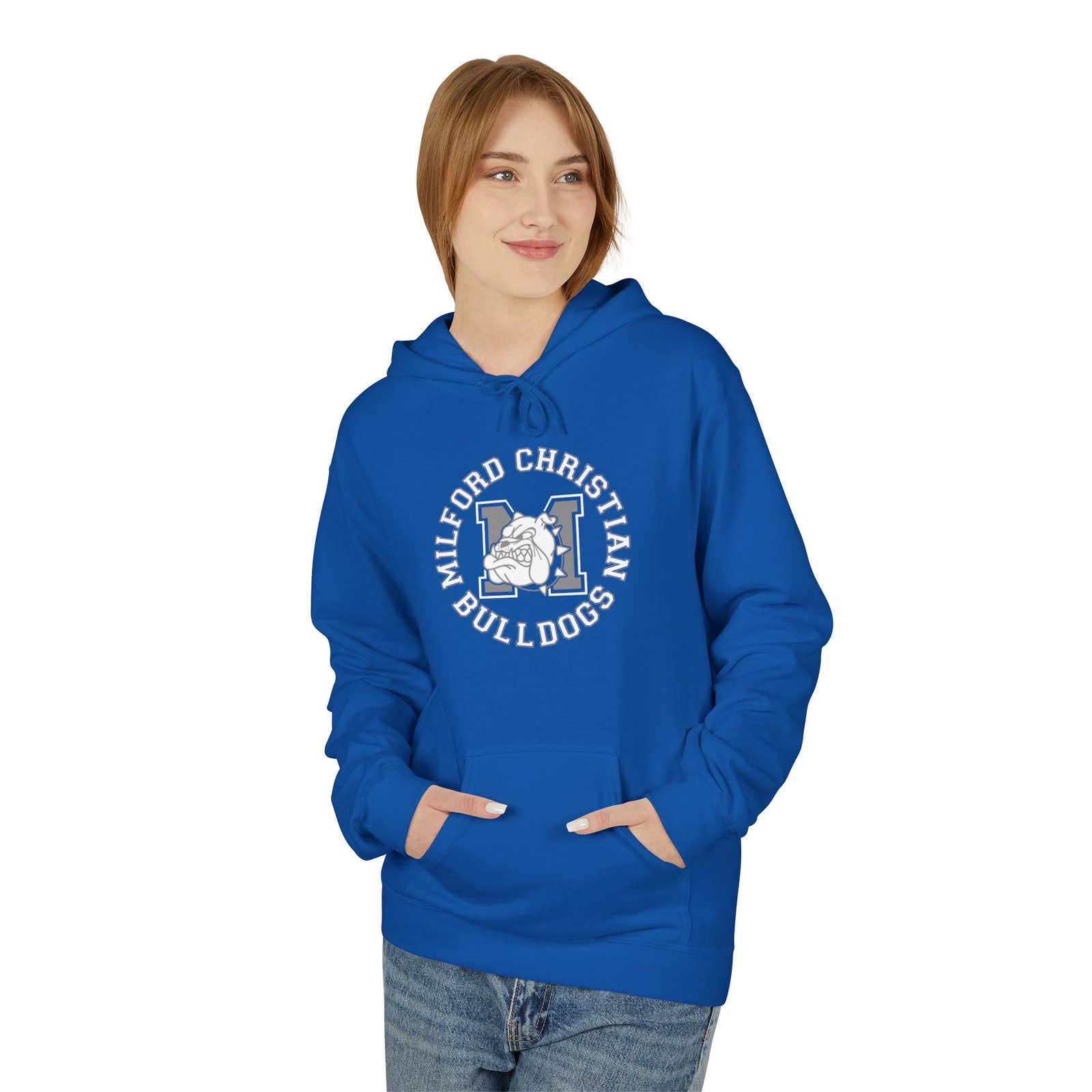 Milford Christian Bulldogs Adult Hoodie - Image 3