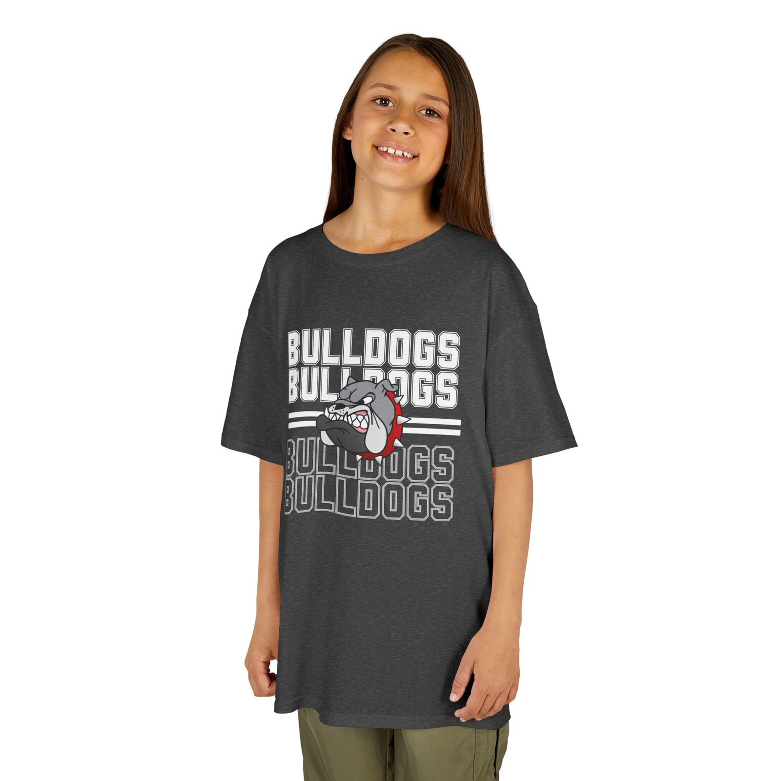 Kids T-Shirt — Retro Bulldog Graphic Tee