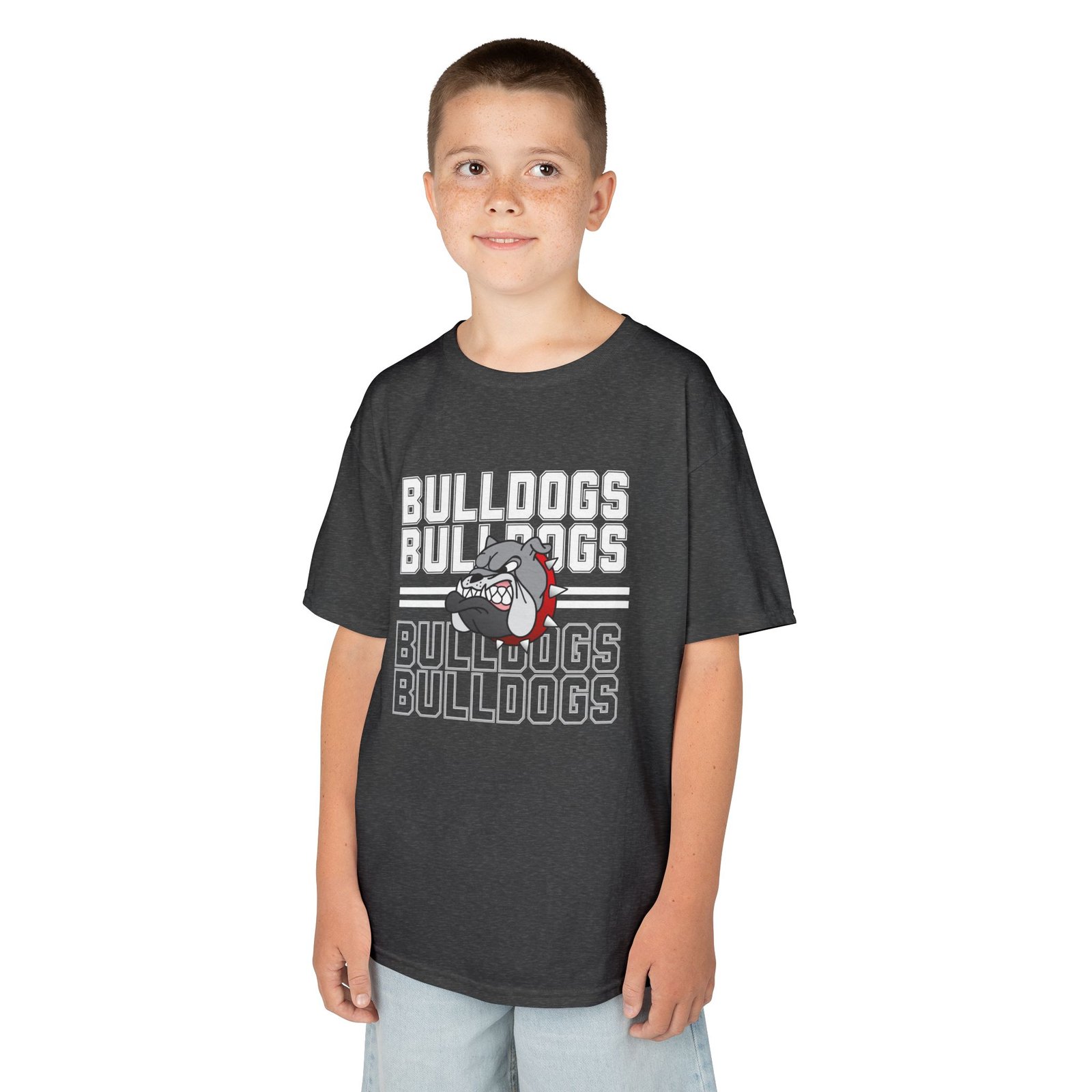 Kids T-Shirt — Retro Bulldog Graphic Tee - Image 3