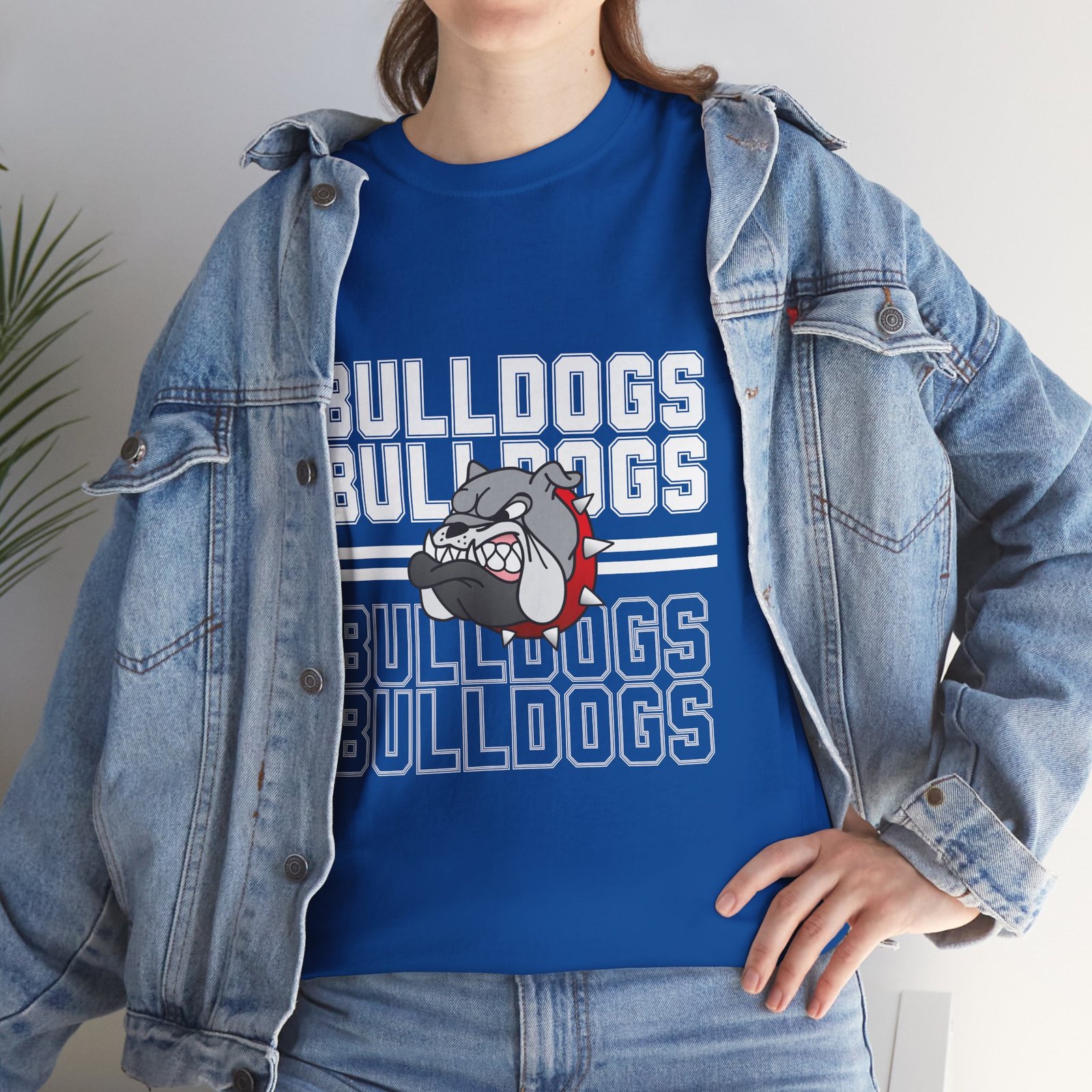 Bulldogs Retro Mascot T-Shirt - Adult - Image 4