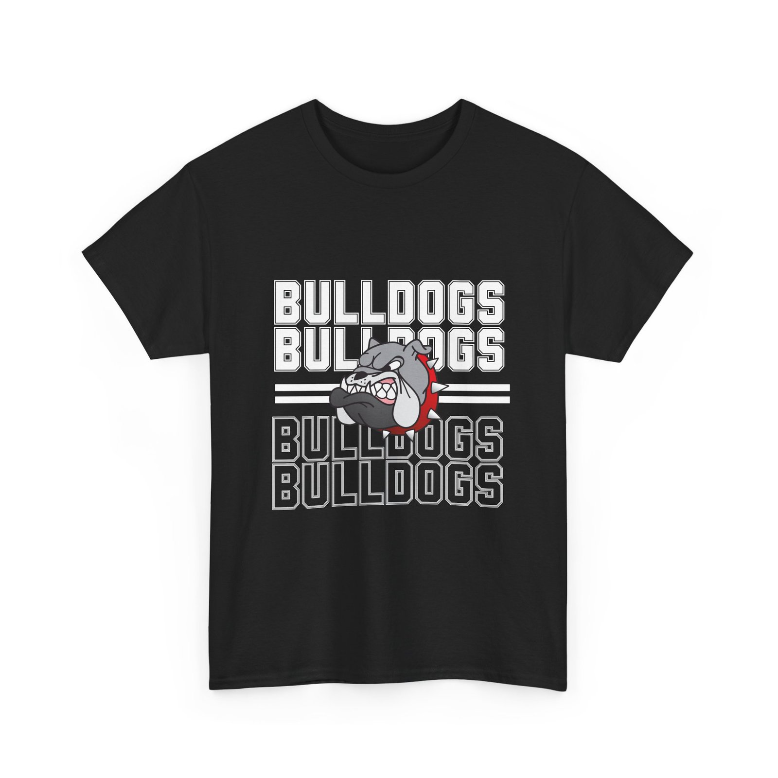 Bulldogs Retro Mascot T-Shirt - Adult - Image 6