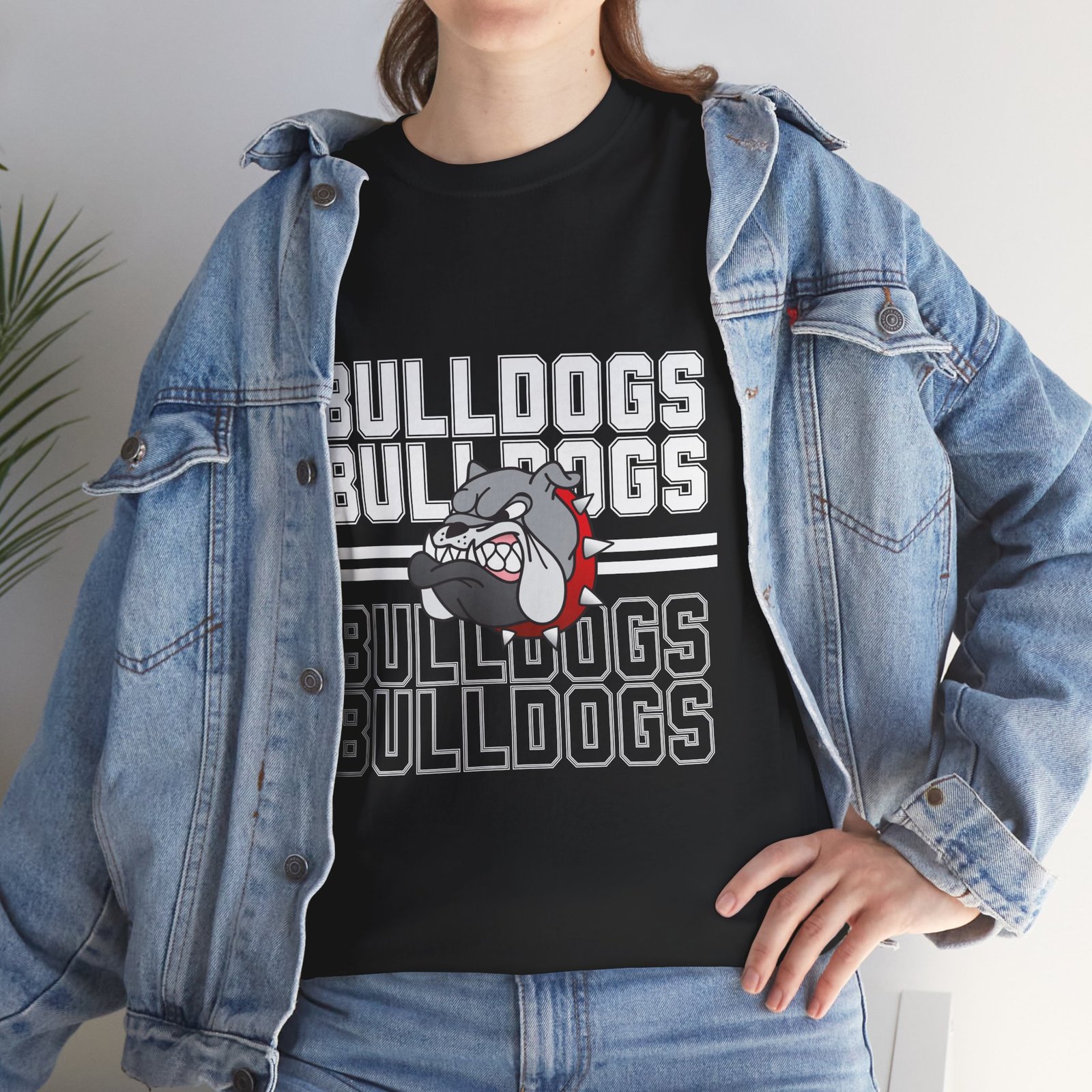 Bulldogs Retro Mascot T-Shirt - Adult - Image 8