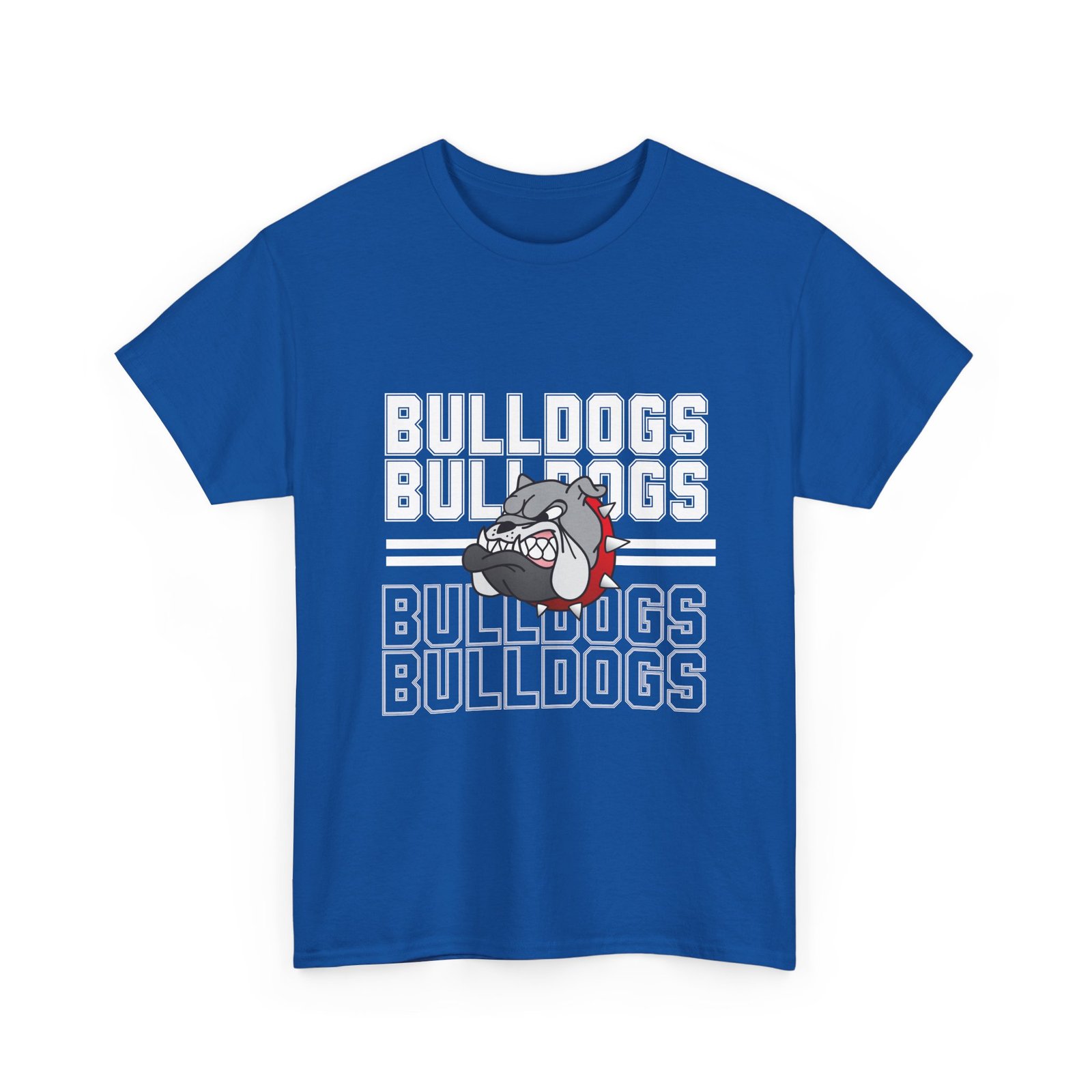 Bulldogs Retro Mascot T-Shirt - Adult - Image 3